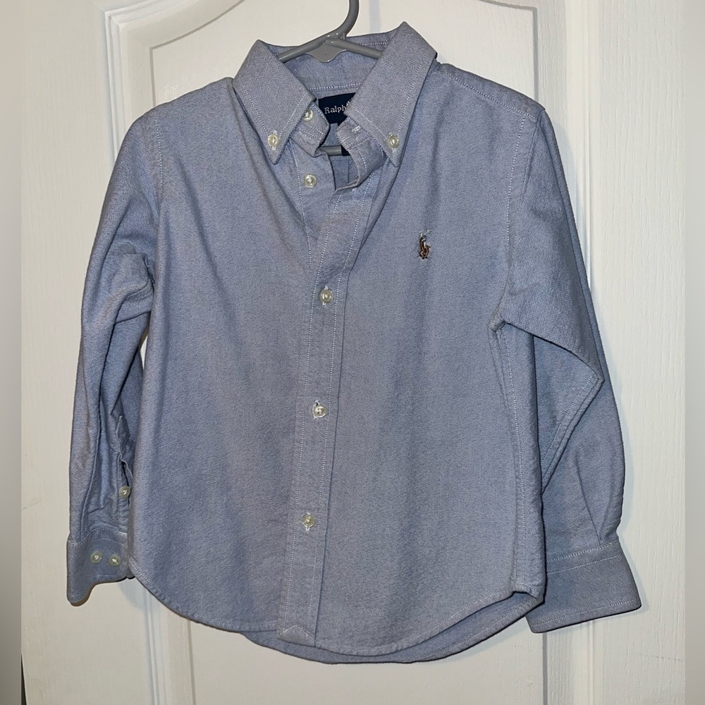 Toddler Boys Polo Ralph Lauren Button Up Shirt
